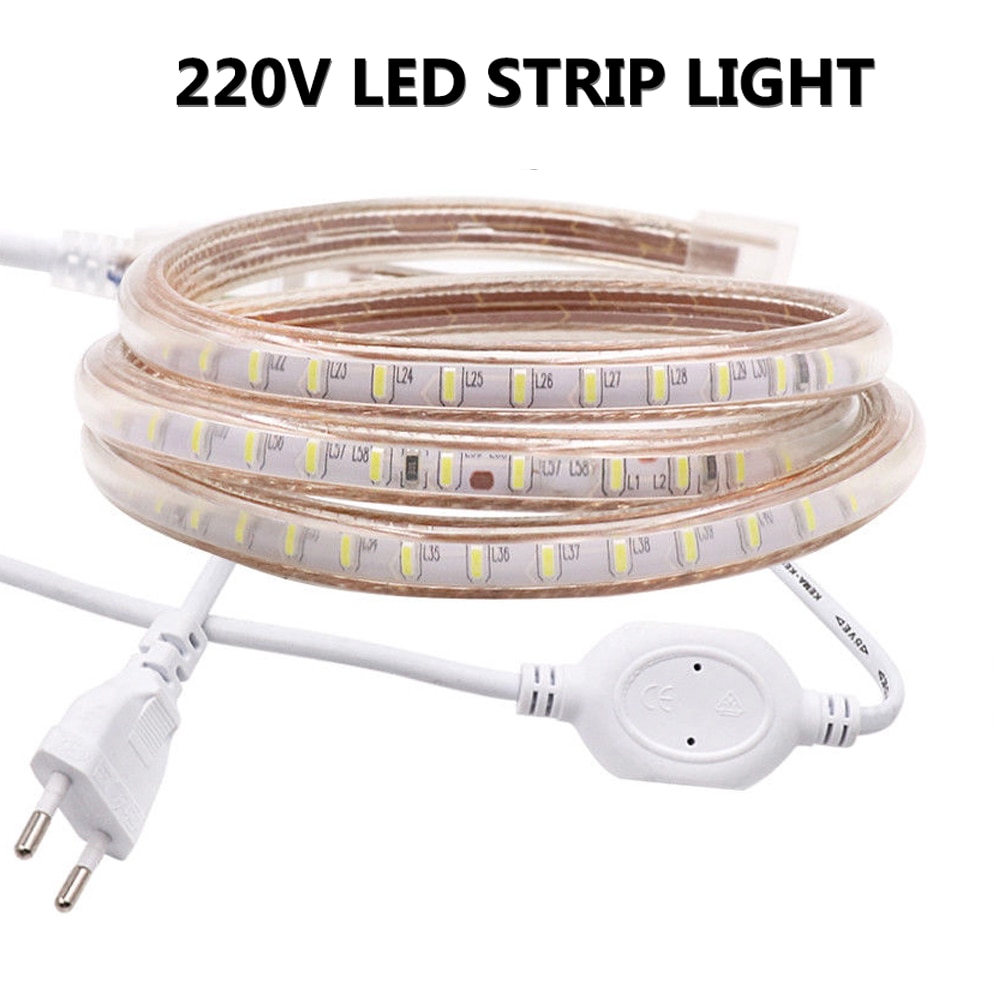 

GAHADA Светодиодная лента SMD 3014 120 LEDs/m Белая теплая белая синяя 220В