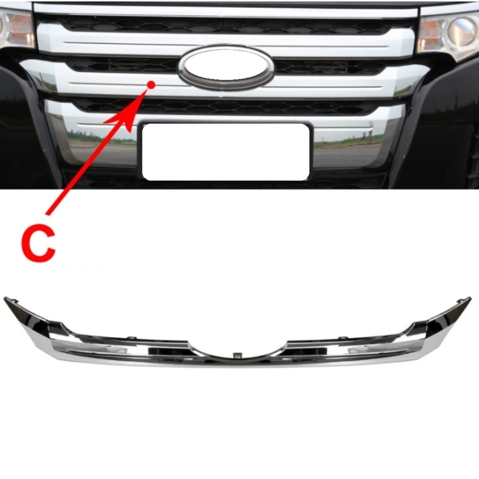 

Декоративная полоса решетки переднего бампера для Ford Edge 2011-2014 гг.