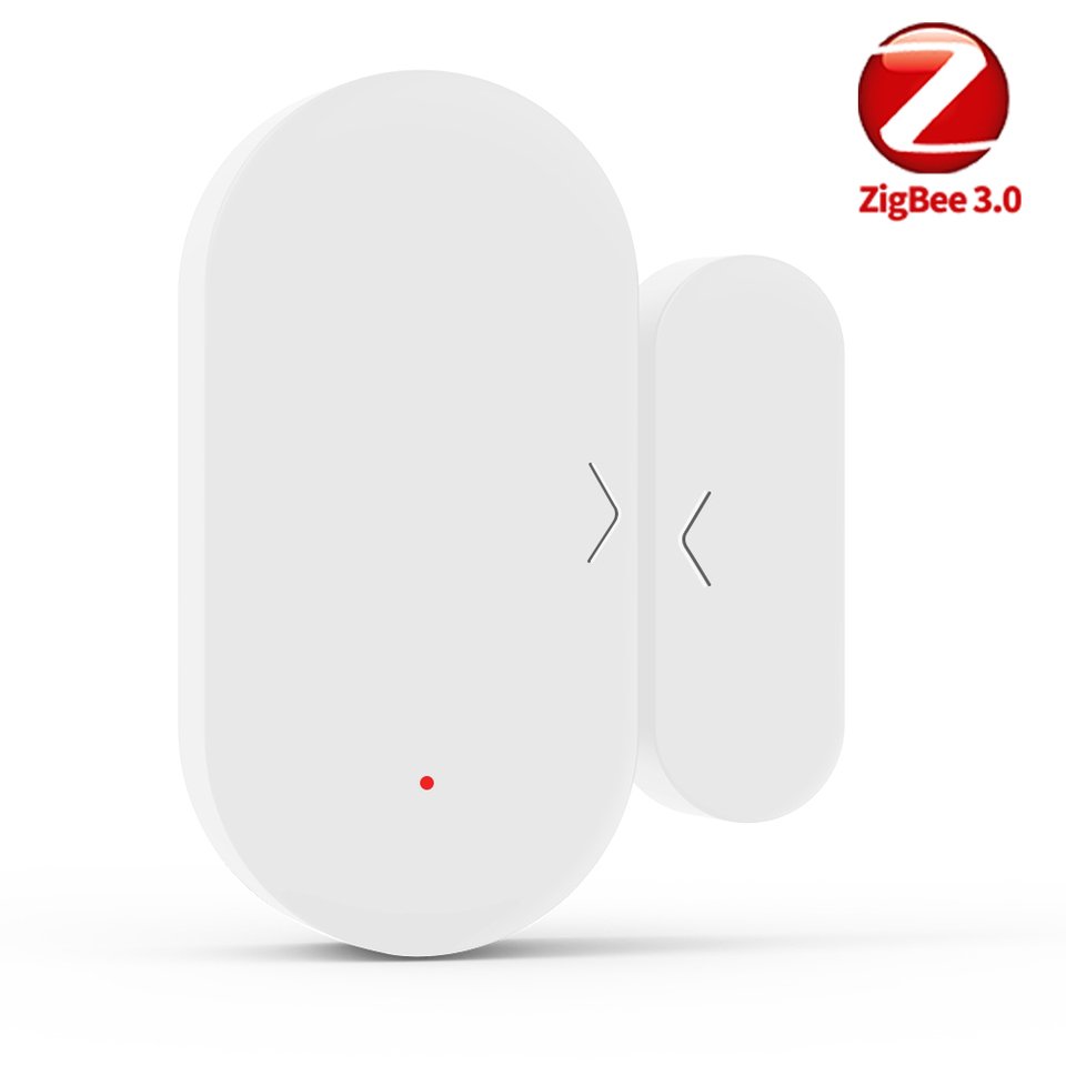 

Датчик двери и окна Tuya Zigbee для безопасности умного дома, приложение Smart Life, пульт дистанционного управления, совместимый с Google Assistant Yandex Alexa