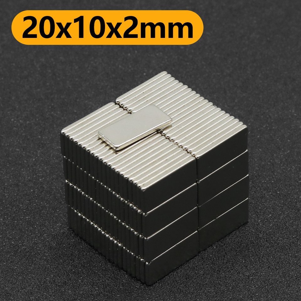 

Супер мощные неодимовые магниты N35 20x10x2 мм