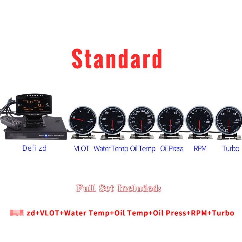 

Difi Advance BF Difi Link System zd + 6 датчиков Вольт Температура воды Температура масла Пресс для масла Об/мин Турбонаддувный датчик