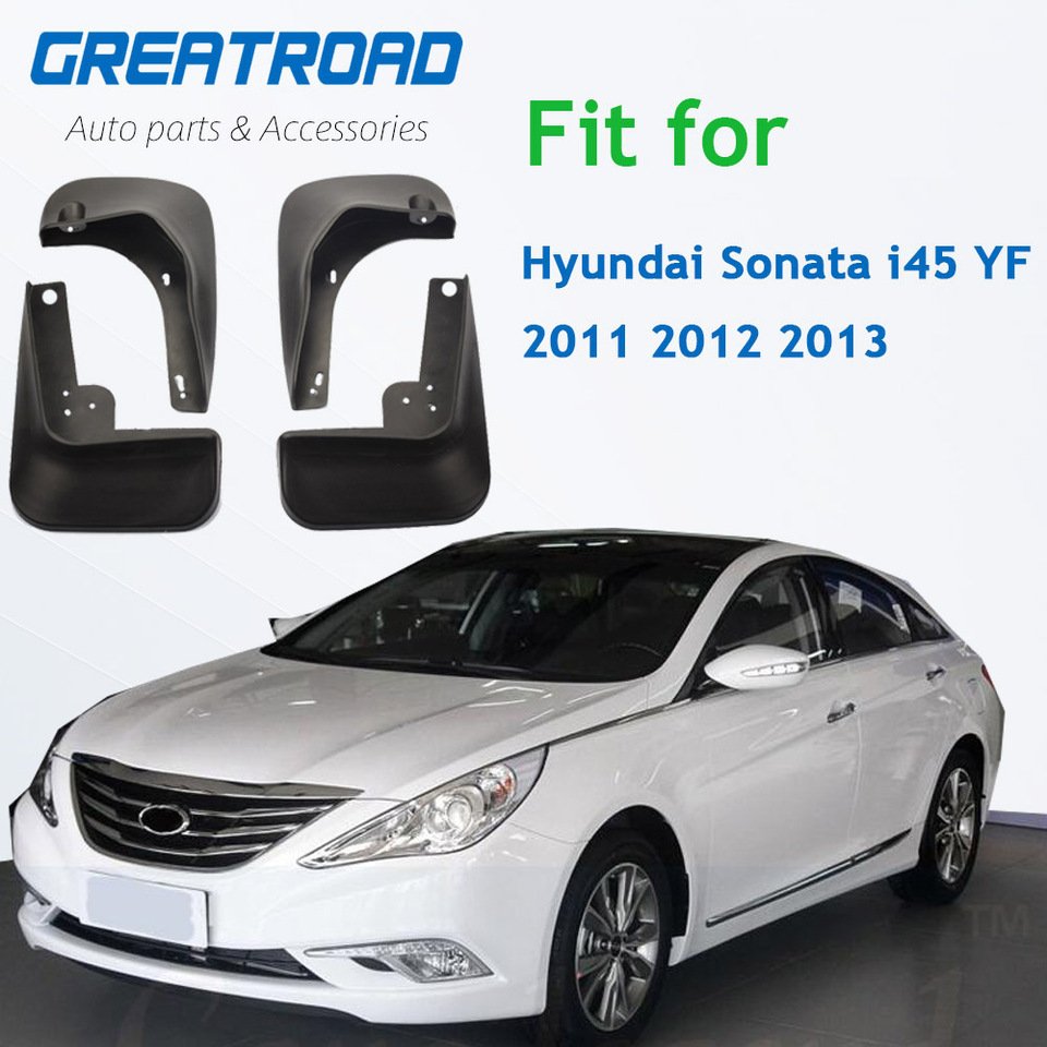 

Стилизованные формованные автомобильные брызговики для Hyundai Sonata i45 YF 2011 2012 2013, брызговики, брызговики, автомобильный Стайлинг