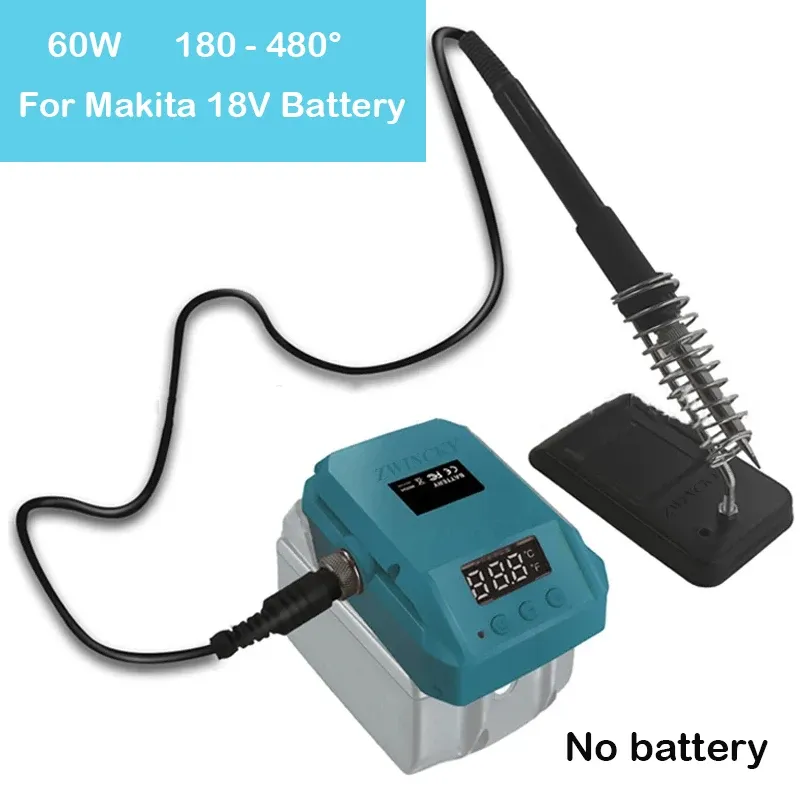 

Беспроводной паяльник ZWINCKY для Makita/Dewalt/Milwaukee 20 В 60 Вт