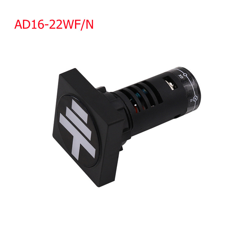 

AD16-22WF/D квадратный автомат защити цепи индикатор положения заземления изоляции индикатор переключателя 22 мм индикатор сигнала светильник 24V 220V