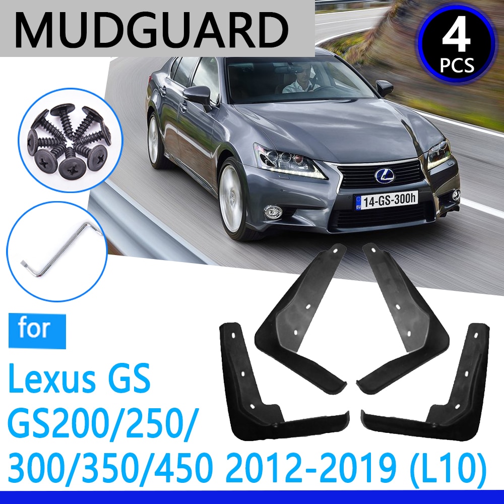 

Брызговики для Lexus GS GS200 GS250 GS300 GS350 GS450 L10 2012 ~ 2019 2014, автомобильные аксессуары, брызговик, брызговик, автозапчасти