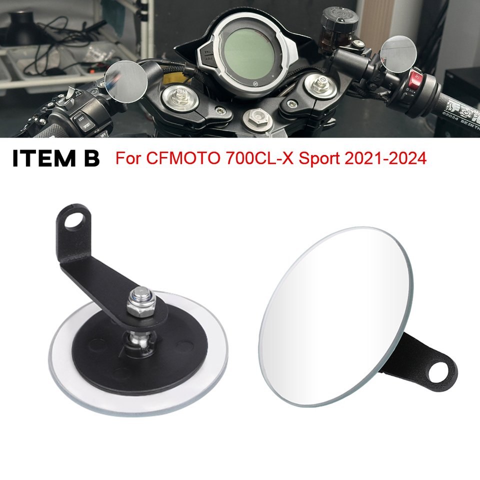 

Зеркало заднего вида для CFMOTO 700CL-X700 CLX CL-X700 CLX700, боковое зеркало для слепых зон мотоцикла, широкое зеркало на руле