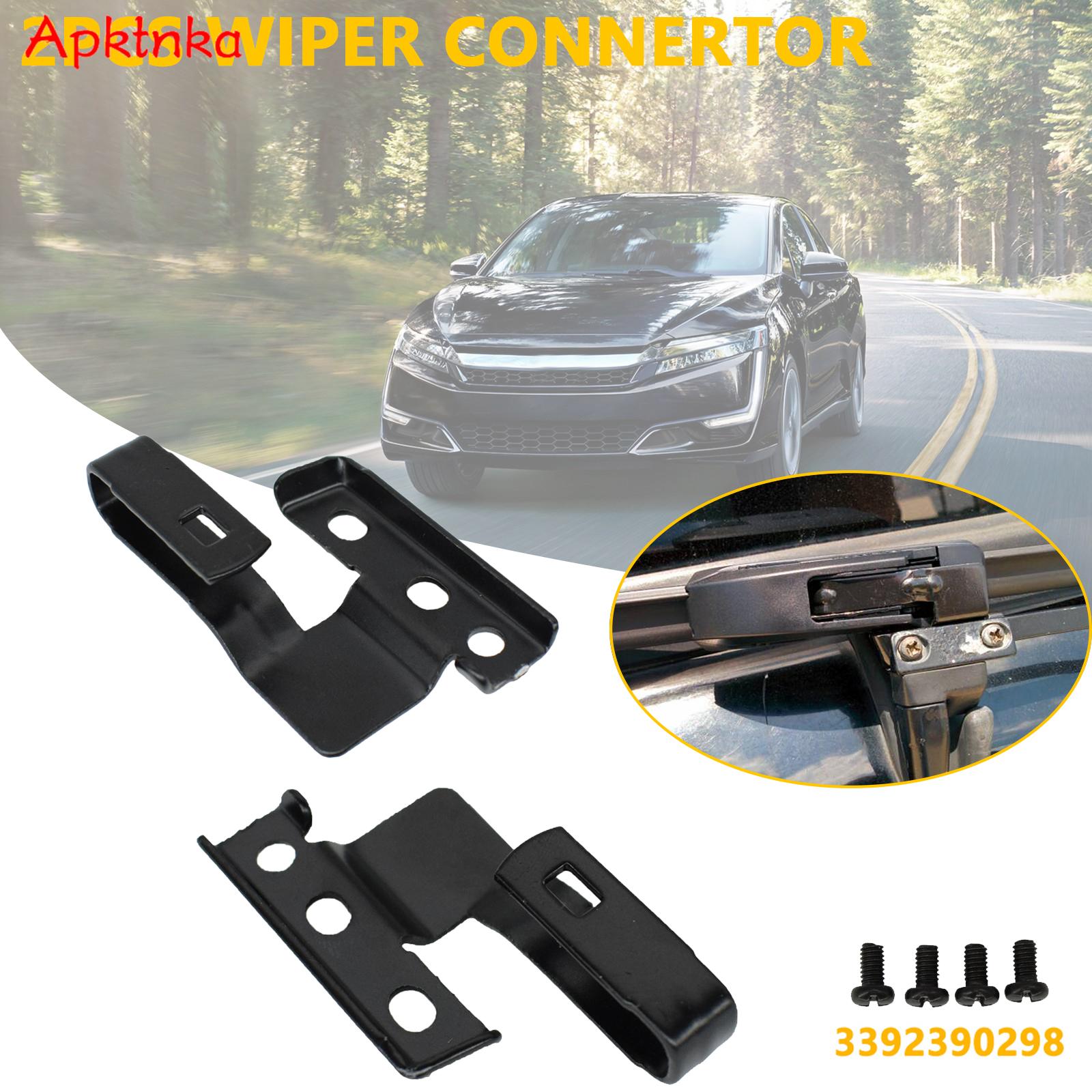 

APKTNKA 2 шт. универсальный автомобильный адаптер для переднего стеклоочистителя, монтажный комплект 3392390298 Адаптеры стеклоочистителей Винты Аксессуары
