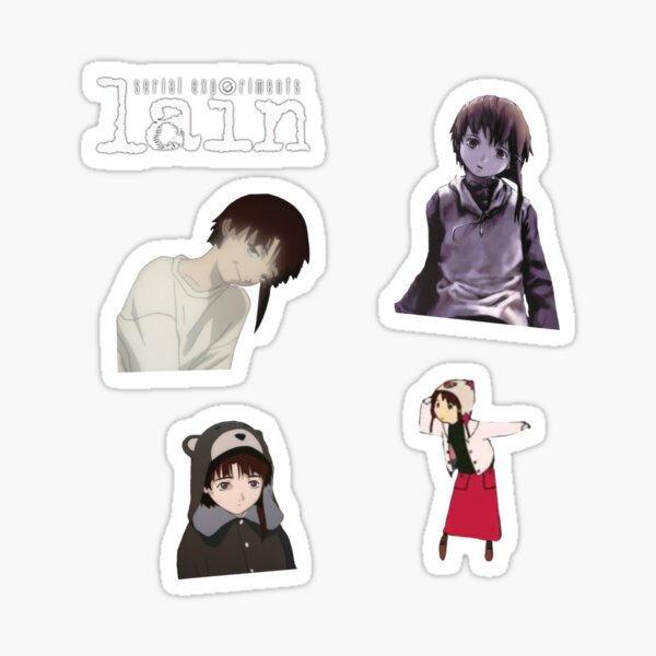 

Набор наклеек Serial Experiments Lain 5 шт.