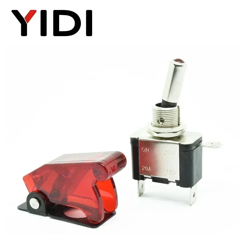 

LED тумблер YIDI 12В 20А красный/зеленый