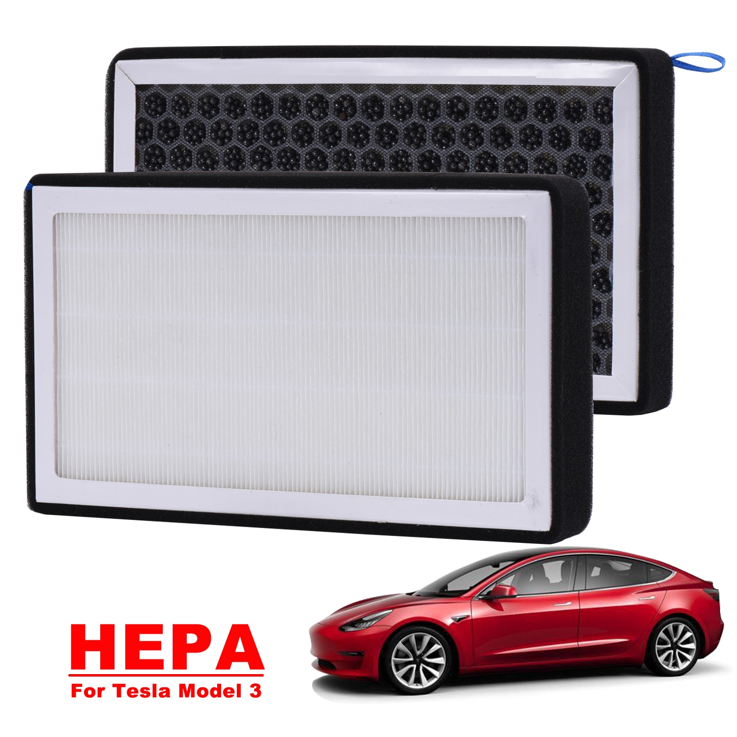 

Воздушный Фильтр HEPA Model 3, сменный комплект для фильтрации салона с активированным углем, подходит для Tesla Model 3