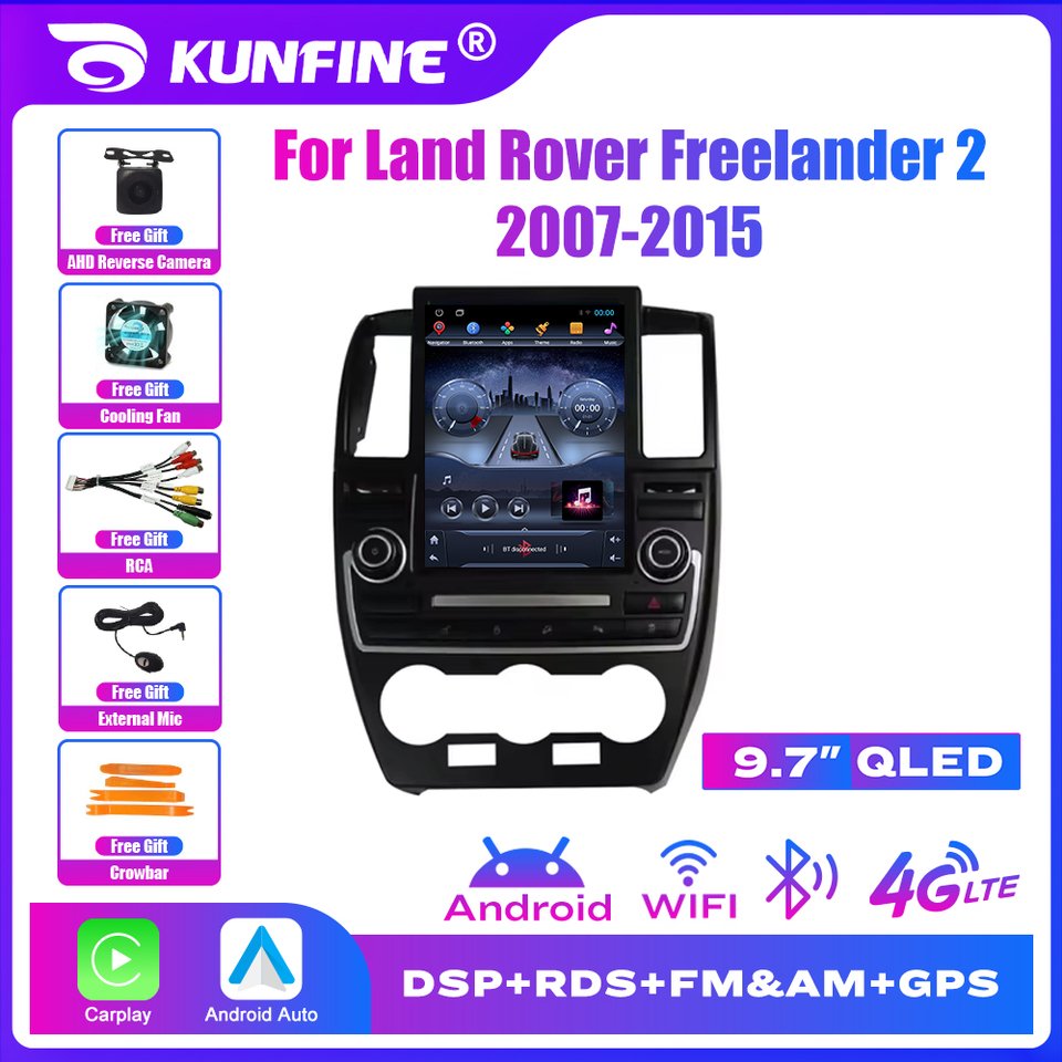 

Tesla Style 9,7 "для Land Rover Freelander 2 2007-2015 Android автомобильный радиоприемник стерео автомобильный мультимедийный видеоплеер DVD GPS навигация