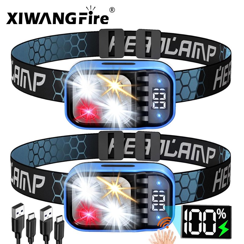 

Налобный фонарь XIWANGFIRE белый красный 1500lm
