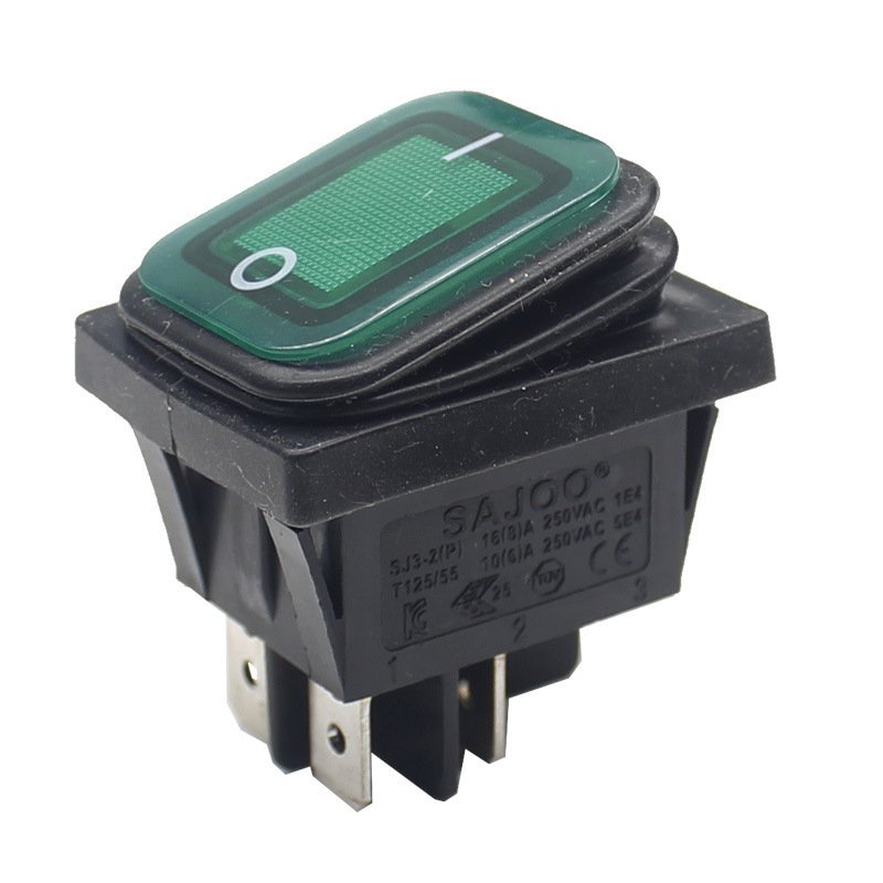 

SJ3-2 IP65 AC 220V 16A хорошее качество вкл. Выкл. Водонепроницаемый клавишный переключатель для шнура лампы