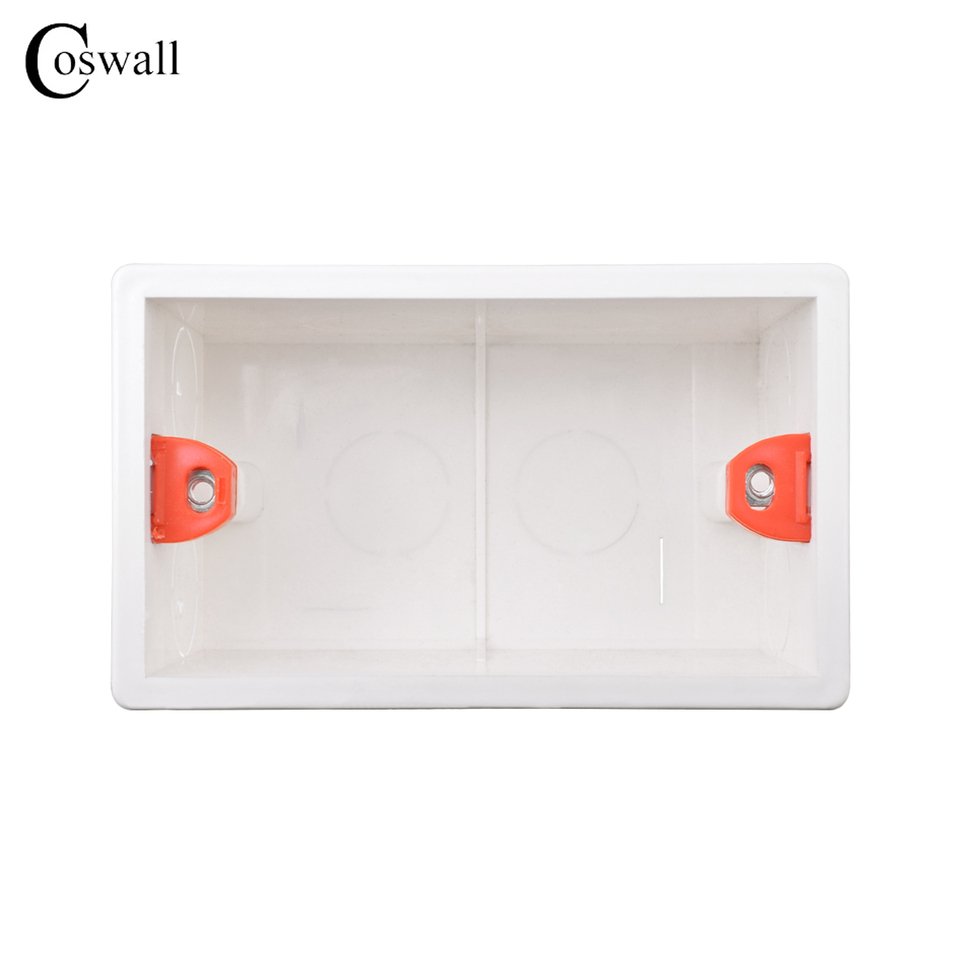 

Коробка для монтажа выключателя и розетки COSWALL