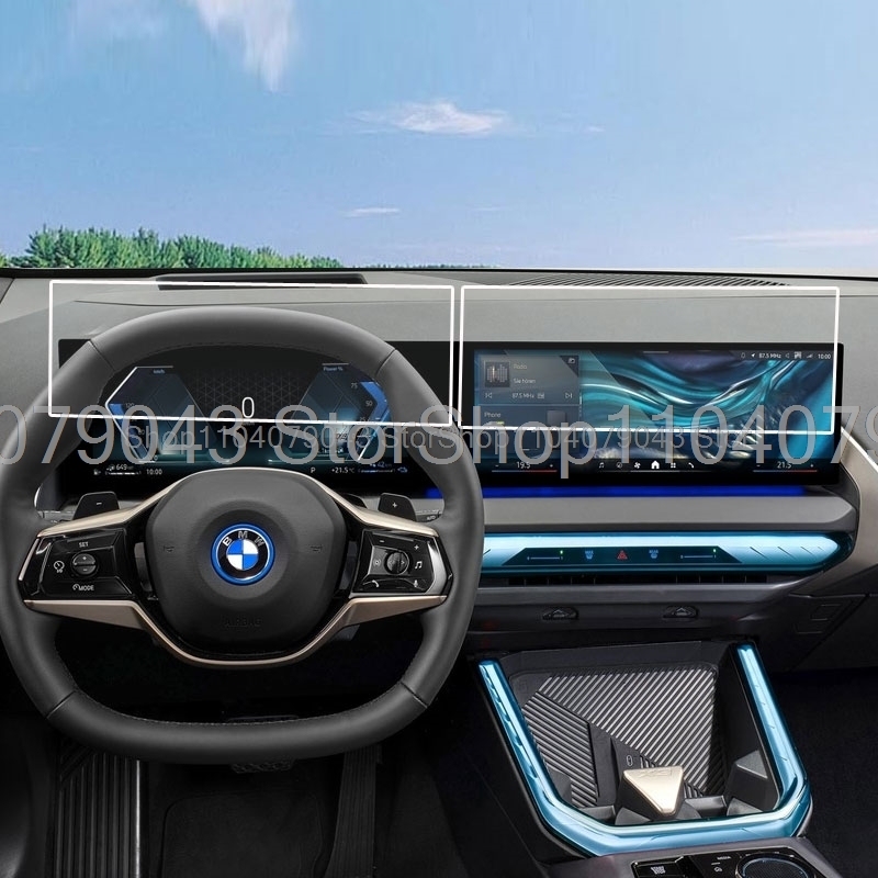 

Защитная пленка из закаленного стекла для BMW X3 2024 2025, автомобильное GPS-радио, навигация и приборная панель, сенсорный экран, аксессуары против царапин