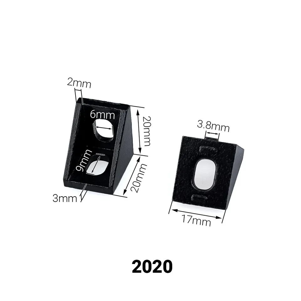 

20 шт. Openbuilds угловой кронштейн алюминиевый 2020 3030 4040 4545