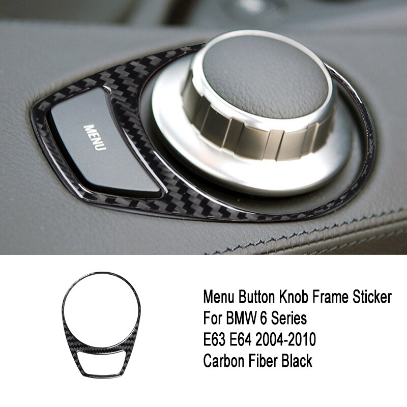 

Для Bmw 6 серий M6 E63 E64 2004-2010, внутренний центр из углеродного волокна, мультимедийная кнопка, рамка, отделка