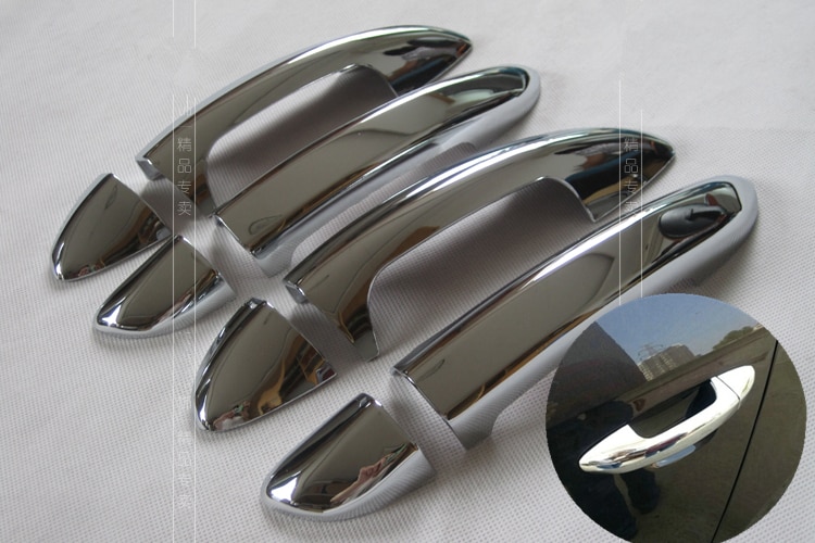 

Для VW PASSAT B6 3C 2006 2007 2008 2009 2010 2011 Passat CC 2009-2012 хромированная накладка на дверную ручку автомобиля, аксессуары для стайлинга автомобиля