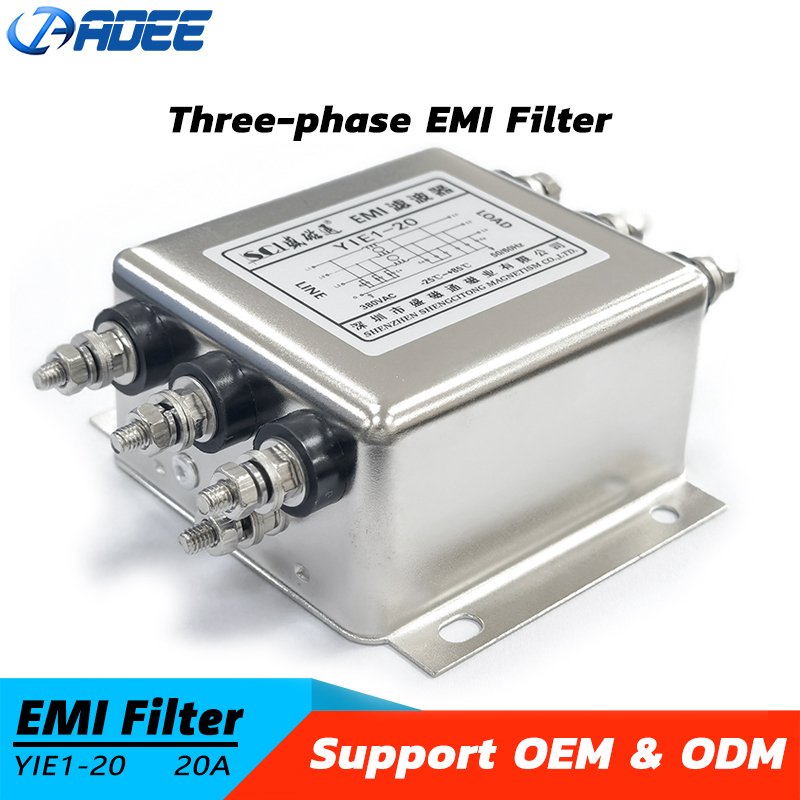 

Трехфазный фильтр EMI YIE1-20 380В 20А