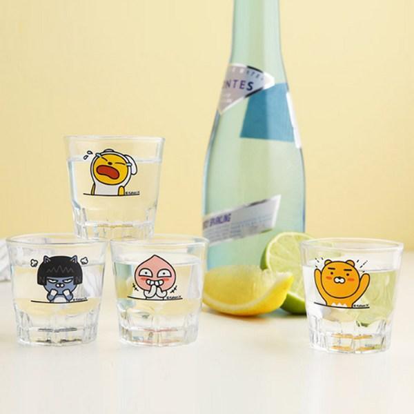 

Kakao Friends Joy, Joy, Joy стаканы для соджу, 4 шт.
