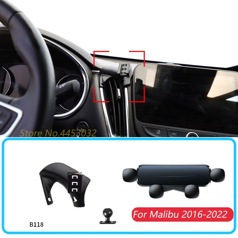 

Автомобильный Держатель Телефона Для Chevrolet Malibu 2016-2022, Гравитационная Подставка, Горизонтальное Крепление GPS