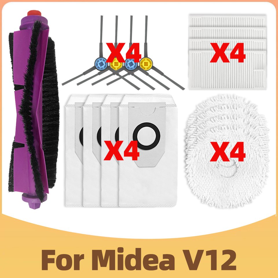 

Аксессуары для роботов-пылесосов Midea V12 / EUREKA J12 Ultra от OSSIEAO