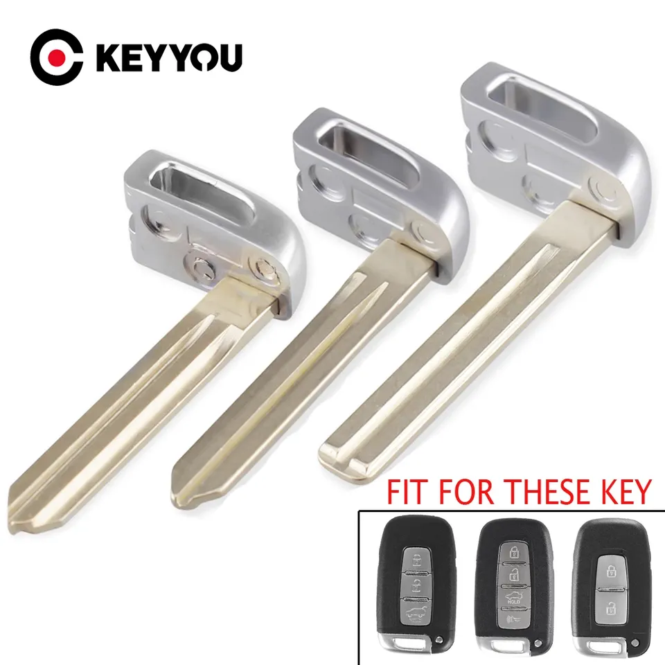 

KEYYOU 10 шт. умный аварийный ключ, подходит для Hyundai Elantra IX35 Sonata 8 для Kia K2 K5 Sportage Forte, замена