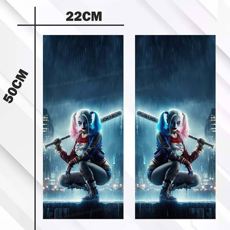 

2 шт. J-Joker H-Harley Q-Quinn автомобильная наклейка на переднюю стойку кузов водостойкая виниловая наклейка Стайлинг автомобилей внешние аксессуары SH703