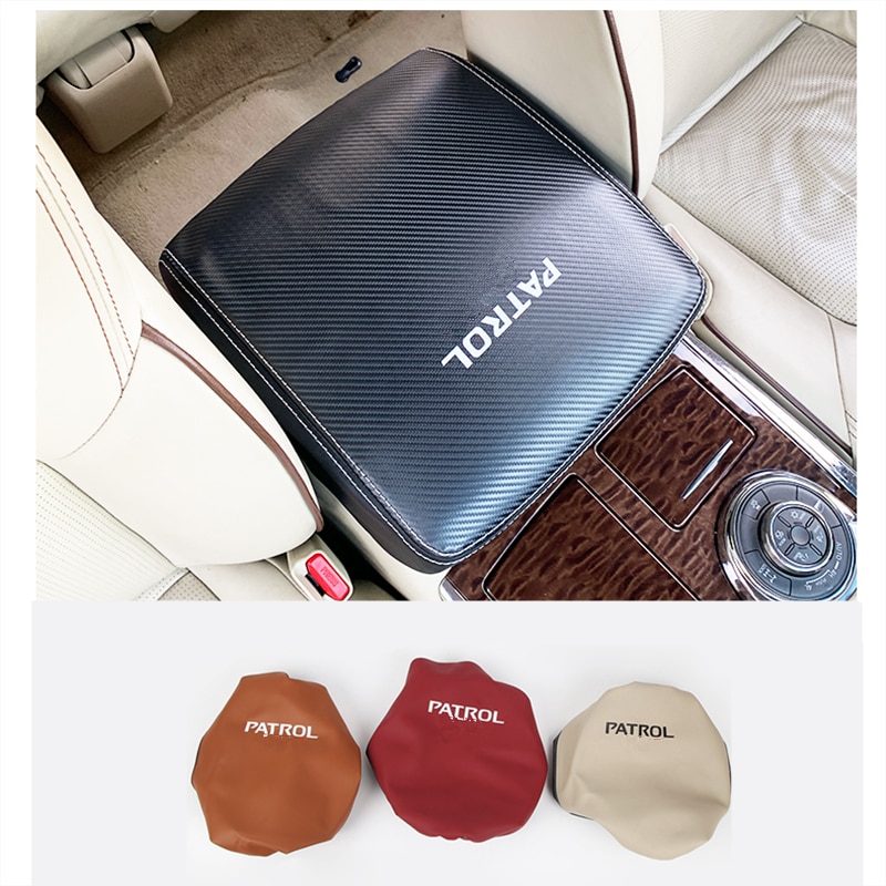 

Защитный чехол для подлокотника, кожаный коврик для Nissan Patrol Y62 / armada 2013, 2014, 2015, 2016, 2017, 2018, 2019, 2020, автомобильные аксессуары