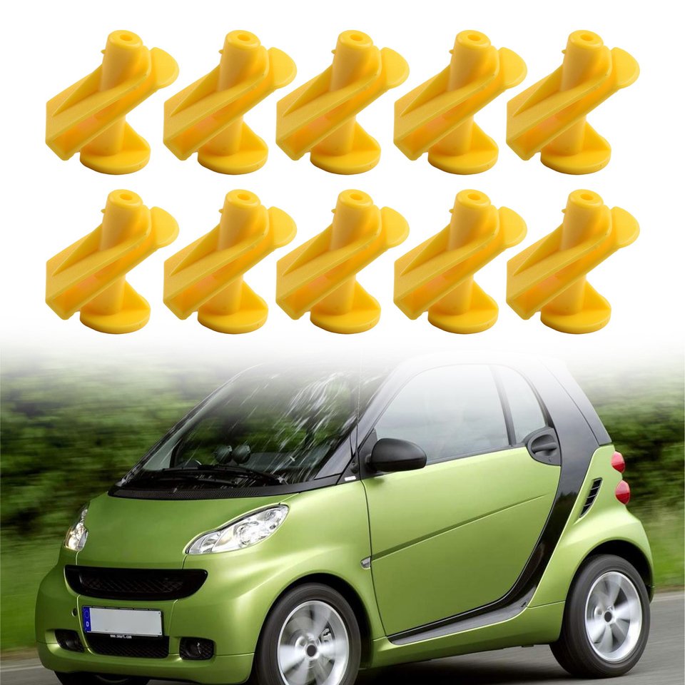 

10 шт., зажимы для нижней части автомобильного двигателя Mercedes-Benz Smart Fortwo 450 451