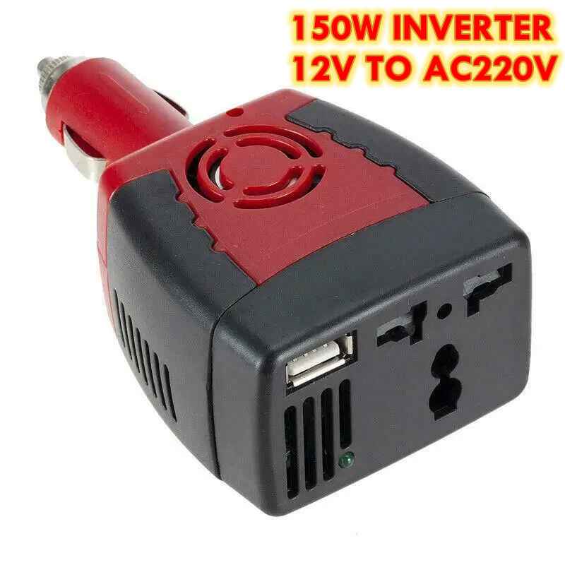 

Автомобильный USB-инвертор для сигарет 150 Вт постоянного тока 12 В в переменный ток 220 В адаптер зарядное устройство автомобильные инверторы автомобильная электроника аксессуары