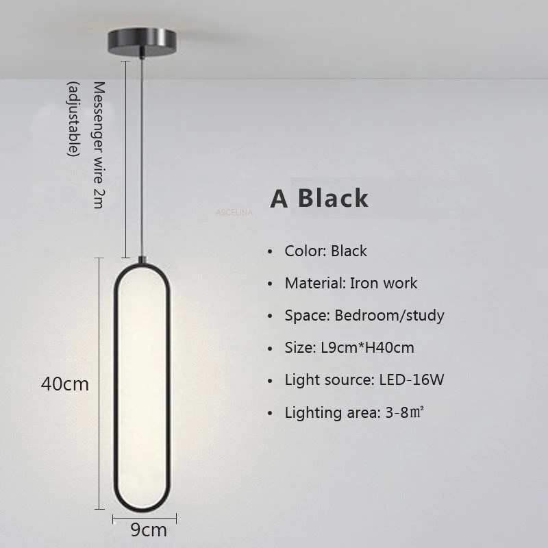 

DARHYN Золотисто-черная подвесная LED люстра
