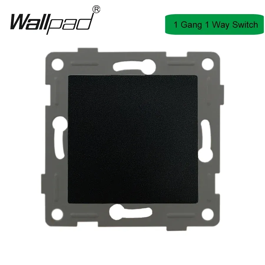 

Wallpad черная матовая настенная розетка с USB