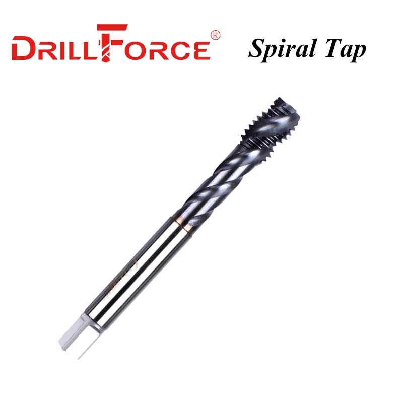 

Drillforce кобальтовые фрезы, спиральные заостренные флейты, метрические флейты, станок с покрытием из нержавеющей стали