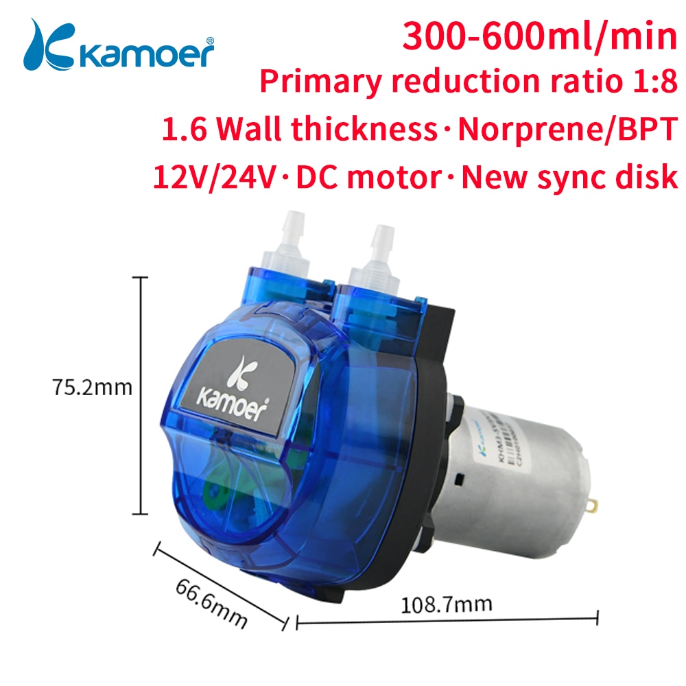 

Перистальтический насос Kamoer KHM3 300-600 мл/мин