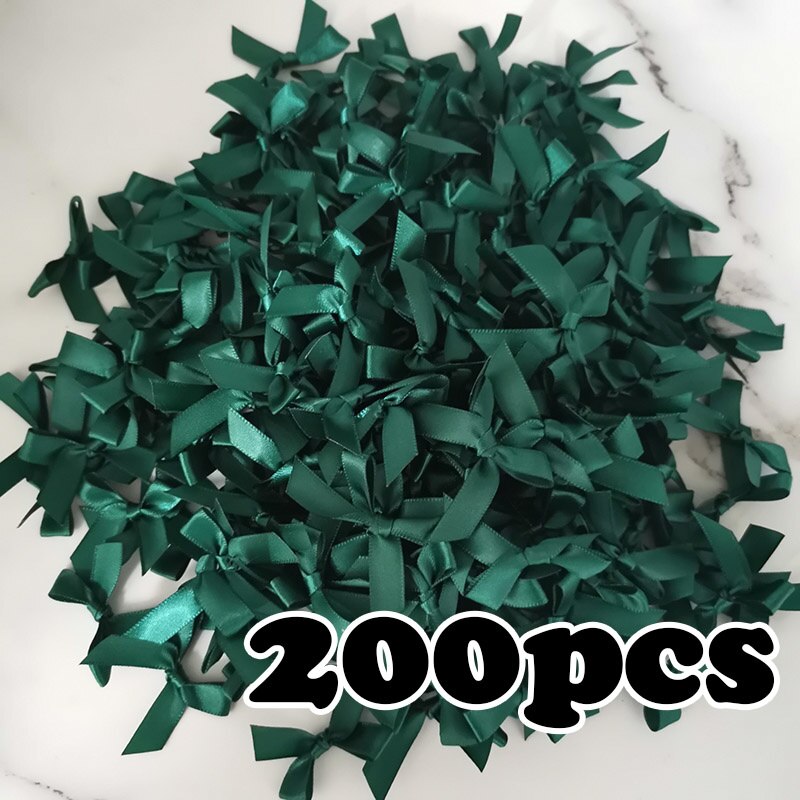 

Розовые атласные банты из полиэстера 200 шт