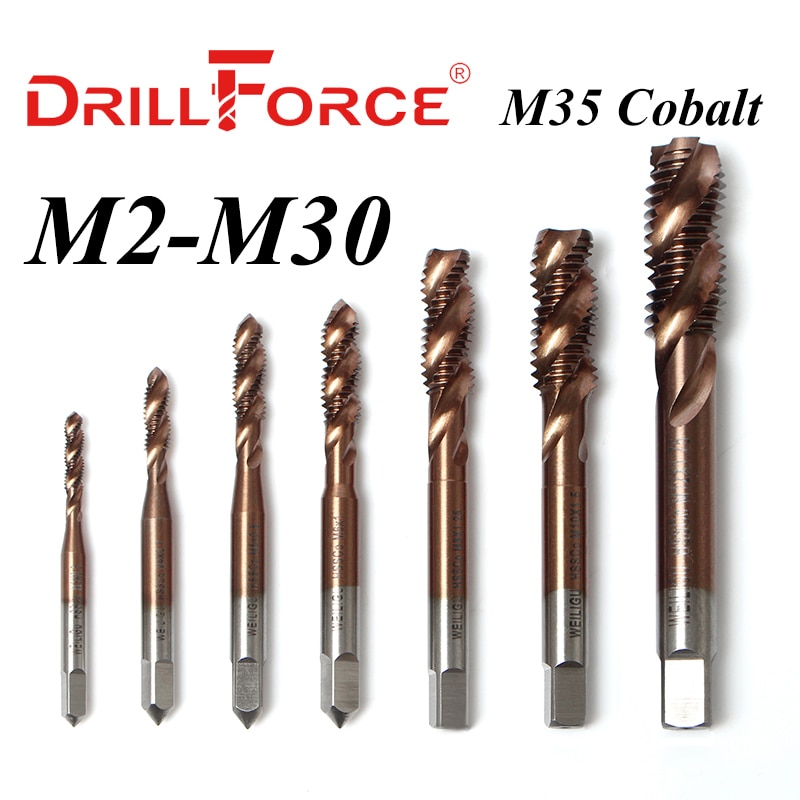 

Метчики для резьбы Drillforce M2-M30