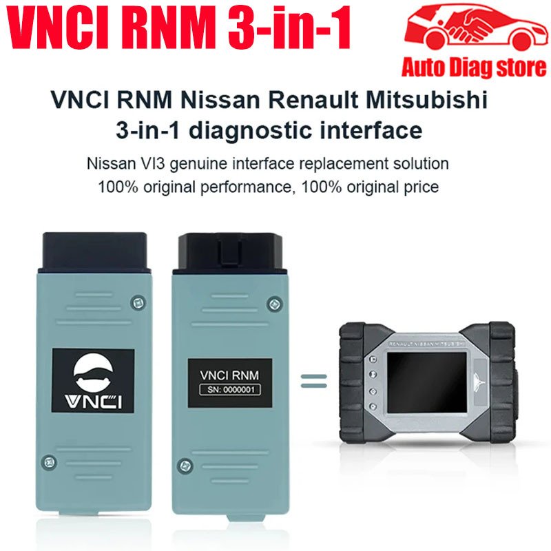 

VNCI RNM для Nissan/Renault/Mitsubishi 3 в 1, поддержка диагностического интерфейса DoIP и CANFD, драйвер программного обеспечения OEM