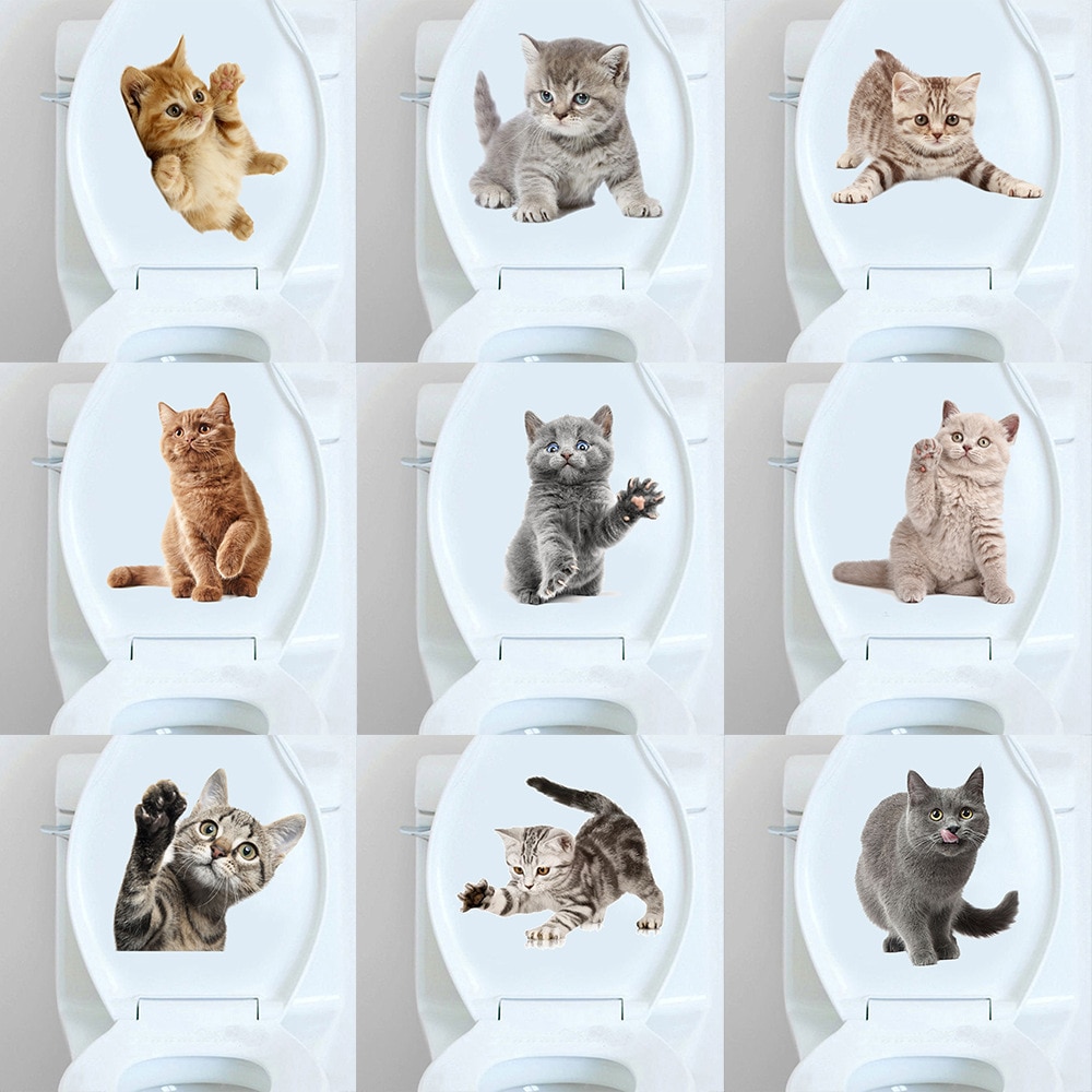 

Наклейка на стену с котом