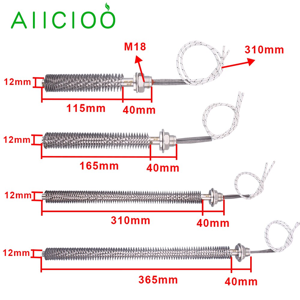

Электрический теплообменник AIICIOO 220В 300/500/800/1000 Вт