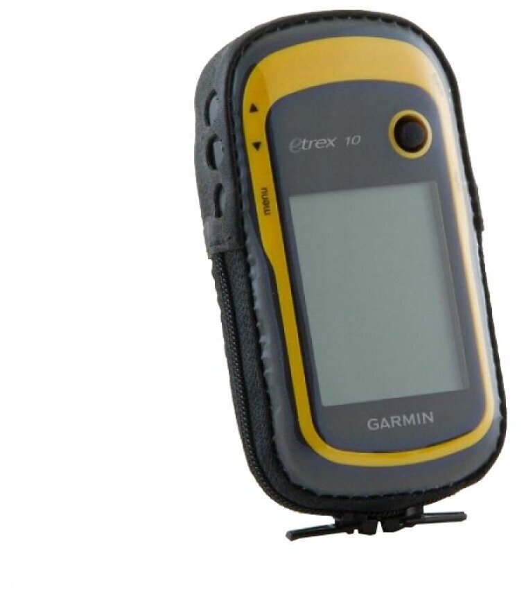 

Garmin eTrex 10, 20, 22, 30, 32 чехол натуральная кожа, зажим с окном под зарядку (02-115)