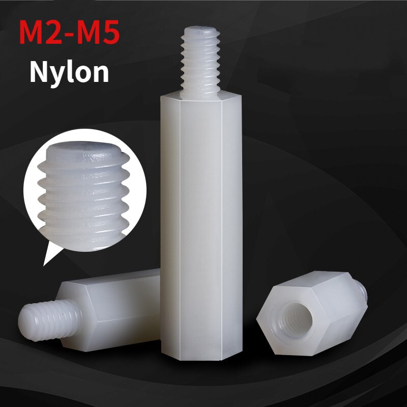 

Нейлоновые распорные стойки M2 M2.5 M3 M4 M5