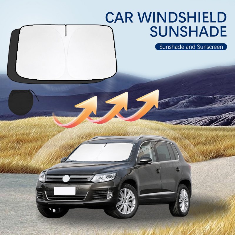 

Солнцезащитный козырек на лобовое стекло для Volkswagen Tiguan 2009-2024, солнцезащитный козырек на окно, защита от солнца, складные блоки, УФ-лучи, сохраняют ваш