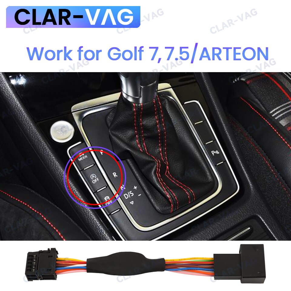 

Для Golf 7 7,5 MK7 Passat B8 8,5 быстрое освещение автоматическая система запуска и остановки двигателя выключаемое устройство кабель отключения режим памяти