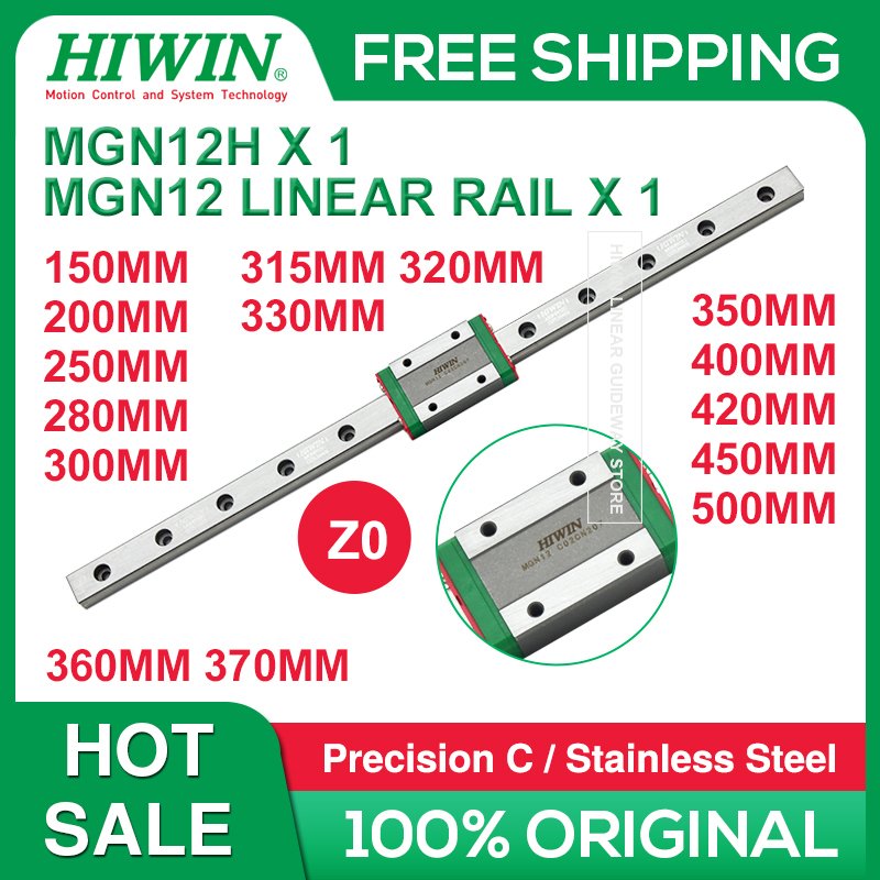 

HIWIN MGN12H MGN12 Линейные направляющие с блоком