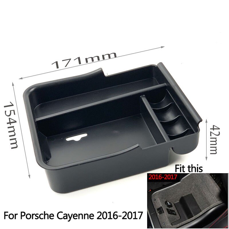 

1 шт. автомобильный центральный подлокотник коробка для хранения Porsche Cayenne 2006-2019 консоль подлокотник поддон для перчаток держатель Чехол Контейнер автомобильный Стайлинг