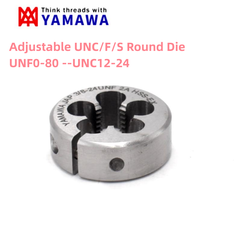

1 шт. YAMAWA HSSE AR-D круглые матрицы UNF UNS UNEF 0-80 1-72 2-64 3-56 4-48 5-44 6-40 8-36 10-28 12-28 24 матрицы для нарезки мелкой резьбы