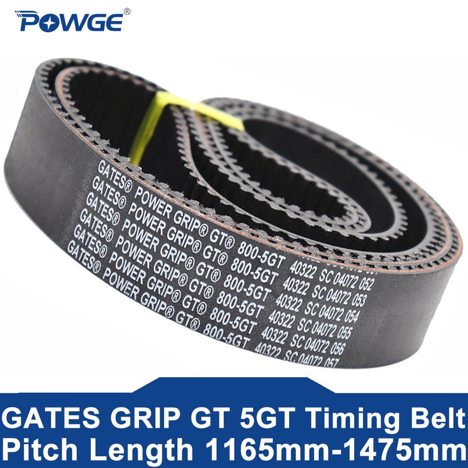 

Резиновый Ремень ГРМ POWGE GATES 5GT Lp = 1165 1170 1180 1190 1210 1225 1250 1270 1290 1315 1330 1390 1400 1410 1440 1475 Ширина 9-60