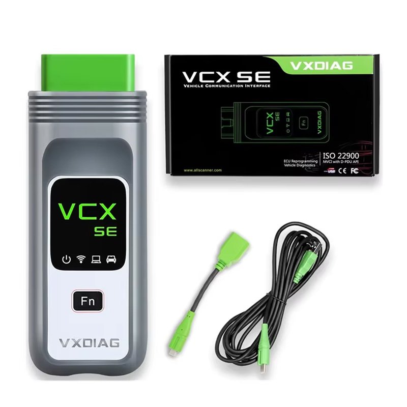 

VXDIAG VCX SE 6154 для VW Audi VX108 Doip Car OBD2 Все системы диагностического сканера ECU Кодирование J2534 Программирование для Audi для Skoda