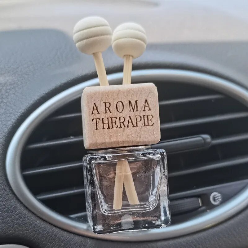 

Автомобильный флакон для духов, квадратное сиденье, стеклянная бутылка для ароматерапии с зажимом для розетки кондиционера, украшения для салона автомобиля